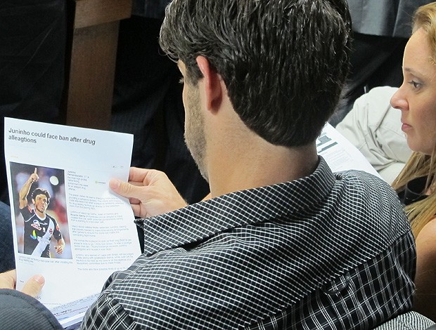 Juninho Pernambucano julgamento jornal internacional (Foto: Gustavo Rotstein / Globoesporte.com)