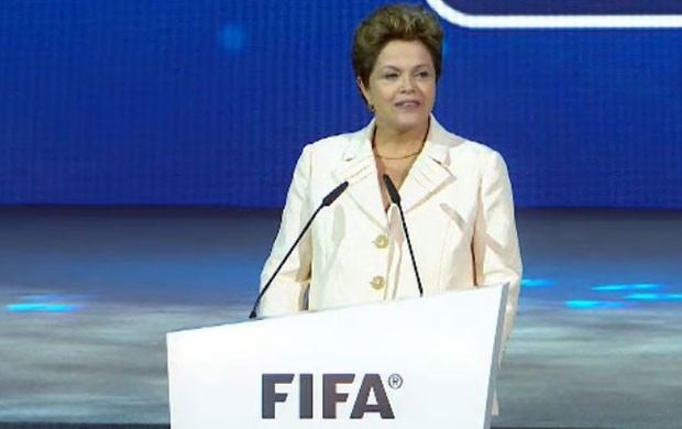 Dilma, Sorteio copa das Confederações (Foto: Reprodução)