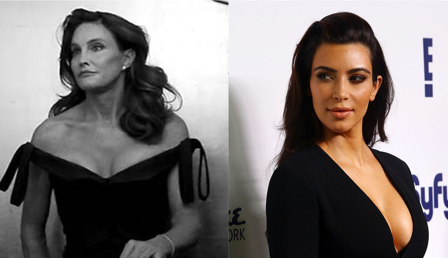 Caitlyn Jenner e Kim Kardashian (Foto: Getty Images)