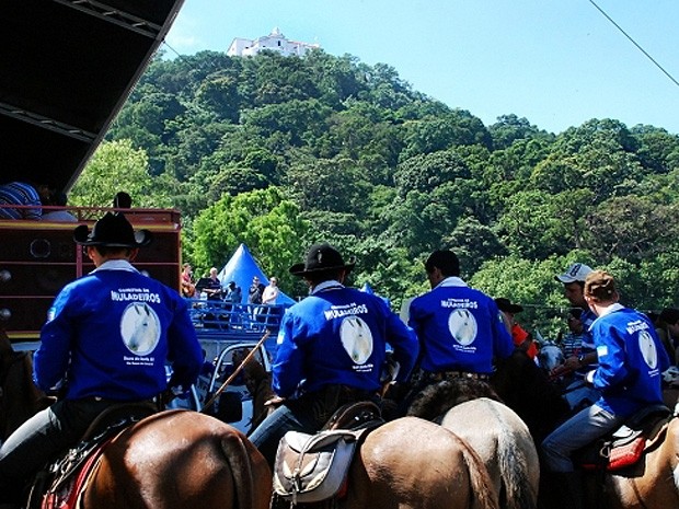 Romaria dos Cavaleiros abre a programação da Festa da Penha (Foto: Caco Caldeira/Deyse Fagundes/ PMVV)