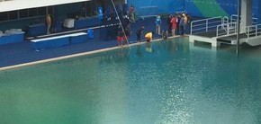 Para Tratar Piscina Rio 2016 Cancela Treino Matinal De Saltos No Maria Lenk Saltos Ornamentais Globoesporte Com