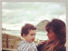 Daniele Suzuki posta com o filho Kauai : 'Amor meu, dia especial'