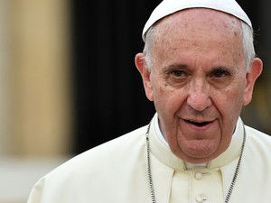 Papa Francisco nesta sexta-feira (3) na Praça de São Pedro, no Vaticano (Foto: Alberto Pizzoli/AFP)