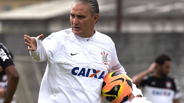 Tite treino Corinthians (Foto: Daniel Augusto Jr. / Ag. Corinthians)