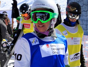 snowboard Isabel Clark na Copa do Mundo de Veysonnaz (Foto: Iván Fuenzalida Sáez)