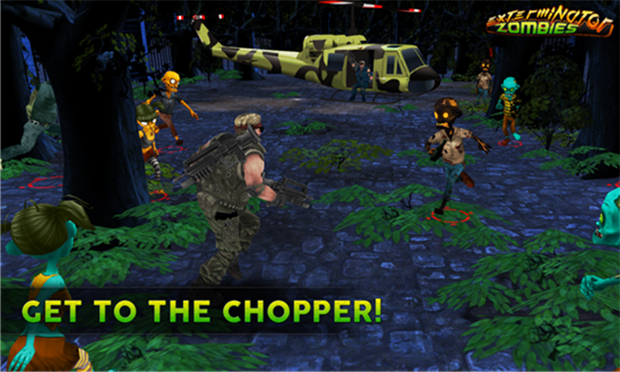 Exterminator Zombies é um game para quem gosta de tiro e zumbis (Foto: Divulgação/Windows Phone Store)