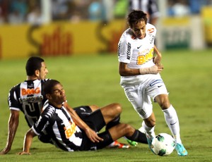 Neymar, Santos e Atlético-mg (Foto: JF Diorio / Agência Estado)