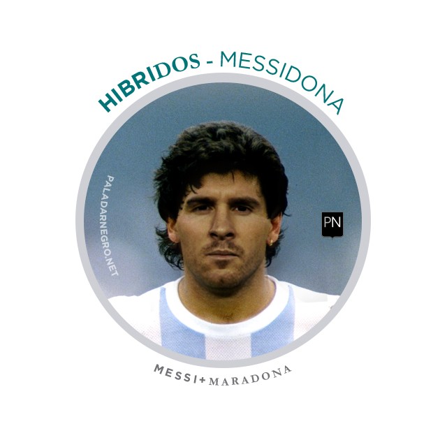 Messidona, mistura de Messi com Maradona