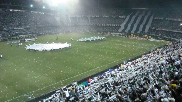 Estádio Couto Pereira - final da Copa do Brasil 2012 - Coritiba x Palmeiras (Foto: Gabriel Hamilko / GloboEsporte.com)