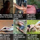 Maior parte dos espancamentos não resulta em inquérito policial (Editoria de arte/G1)