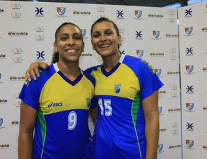Maranhenses Ana Paula (à direita) e Silvia Helena foram convocadas para as Olimpíadas (Foto: De Jesus/O Estado)