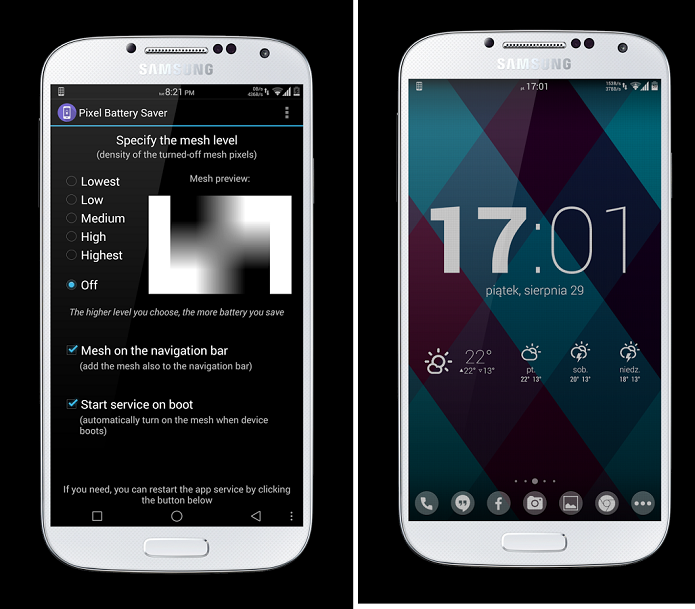 Pixel Battery Saver é um app para economizar bateria no Android (Foto:Divulgação/Pixel Battery Saver)