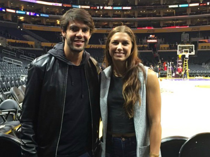Kaká e Alex Morgan