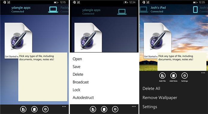 Flick é um aplicativo para Windows Phone que troca arquivos para Android e iOS (Foto: Divulgação/Windows Phone Store)