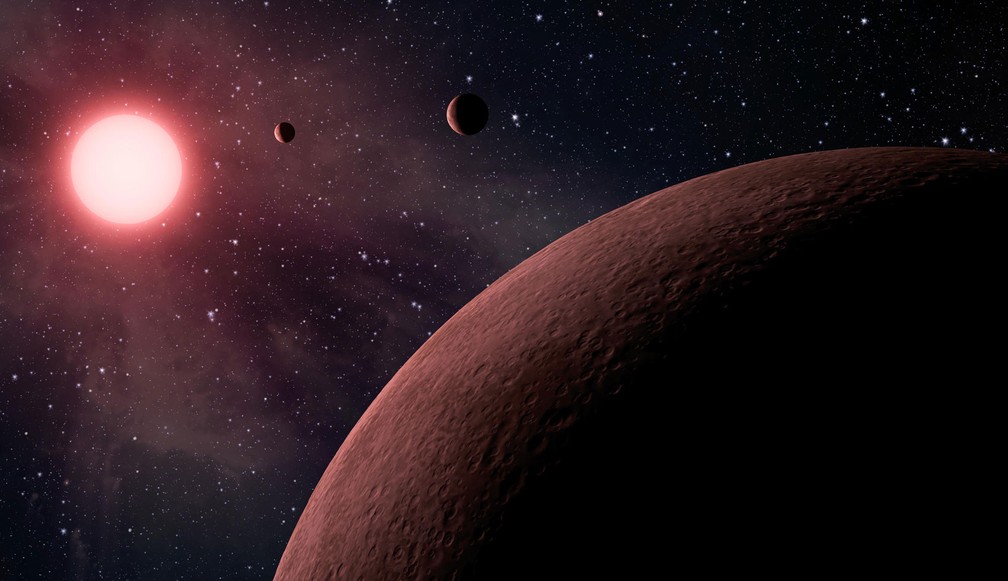 Telescópio espacial Kepler, da Nasa, identificou 219 novos candidatos a planeta, 10 dos quais têm tamanhos parecidos com o da Terra  (Foto: NASA/JPL-Caltech)