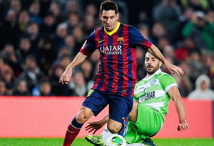 Messi jogo Barcelona contra Getafe (Foto: Getty Images)