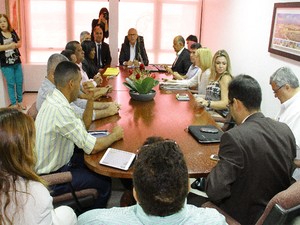 Audiência foi realizadda na sede do TRT-MA, e contou com a participação de empresários, rodoviários e representantes da prefeitura de São Luís (Foto: Divulgação / Fabrício Cunha)