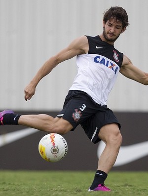 Alexandre Pato treino Corinthians (Foto: Daniel Augusto Jr. / Ag. Corinthians)