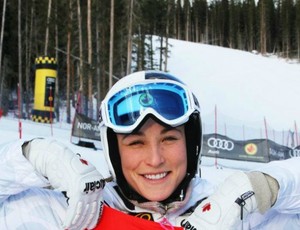 Larisa Yurkiw esqui alpino (Foto: Reprodução )