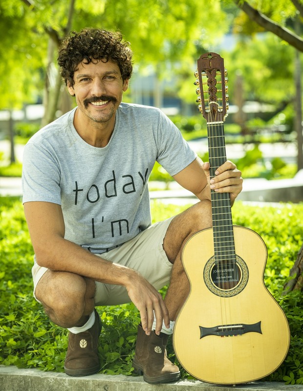 Guito pretende conciliar a carreira musical com a de ator (Foto: João Miguel Júnior/TV Globo)