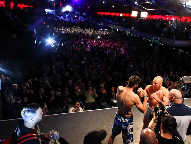 MMA  pesagem com Georges St-Pierre x Carlos Condit. (Foto: Agência Getty Images)