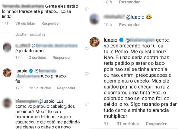 Luana Piovani responde a seguidores (Foto: Reprodução/Instagram) Luana Piovani responde a seguidores (Foto: Reprodução/Instagram)