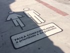 Pintura em ciclovia do Engenhão tem grafia errada; veja erros de sinalização
