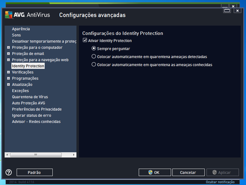 screenshot de AVG AntiVirus 