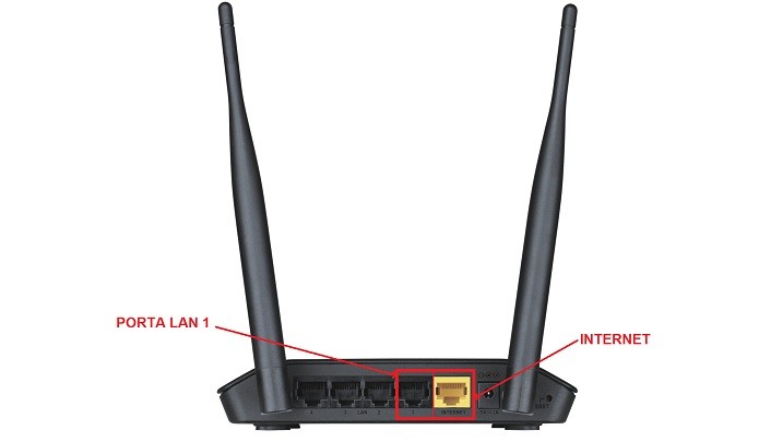 Portas Ethernet do DIR-506L (Foto: Divulgação/D-Link)