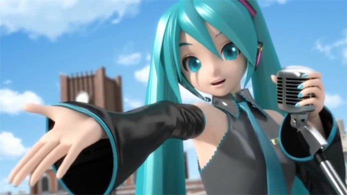 Hatsune Miku marca sua chegada ao ocidente mas não tenta conquistar novos fãs (Foto: youtube.com)