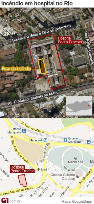 Mapa Pedro Ernesto (Foto: Arte G1)