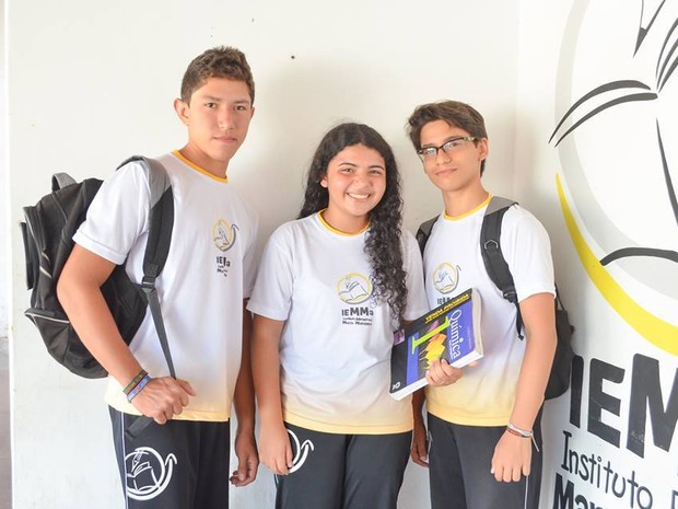 Três estudantes de Tutóia receberão Menção Honrosa em Fortaleza (Foto: Adriano Set)