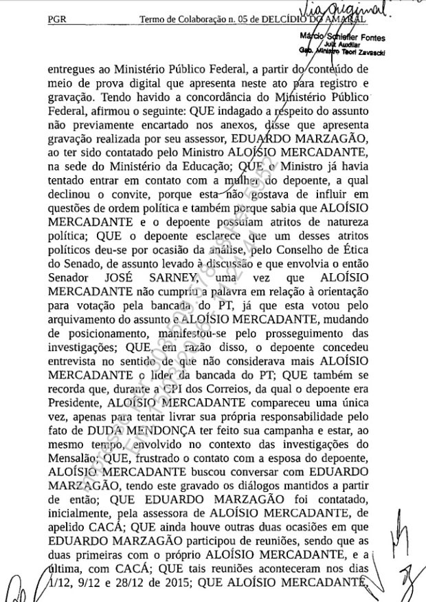 Termo de colaboração assinado por Delcídio pag. 2 620px (Foto: Reprodução)