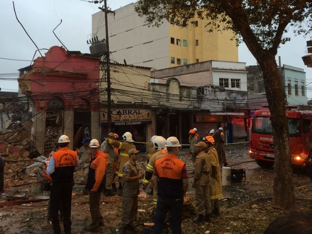 Não há informações sobre feridos na explosão (Foto: Fernanda Rouvenat/ G1)