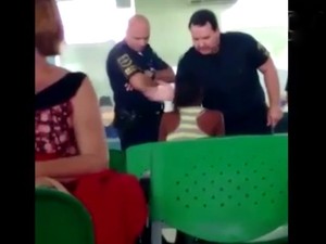 Vídeo mostra agressão de guarda contra mulher em Piracicaba (Foto: Arquivo pessoal)