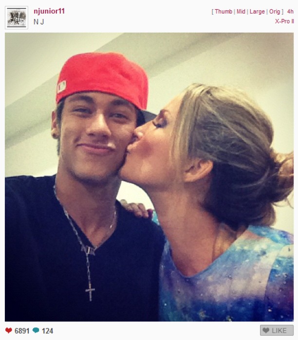 Neymar vai a show de Claudia Leitte no Rio (Foto: Reprodução / Instagram)