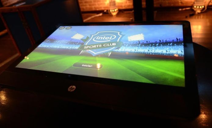 Empresa californiana ajudou brasileiros a fazer futebol de botão digital para o evento Intel Sports Club (Foto: Divulgação)