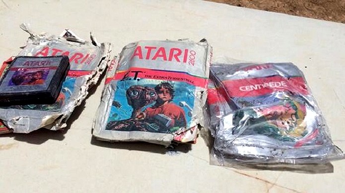 Cartuchos desenterrados de E.T. do Atari 2600 estão sendo leiloados (Foto: Kotaku)