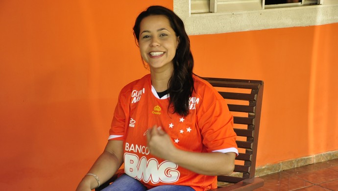 Fabiana Maciel, irmã do goleiro Fábio (Foto: Robson Boamorte)