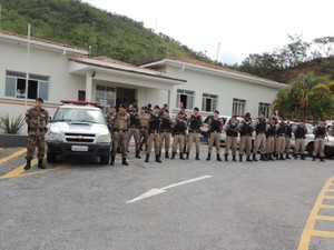 Operação da PM em Pará de Minas (Foto: PM/Divulgação)