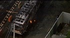 4 ônibus são queimados em protesto no Rio (Reprodução/GloboNews)