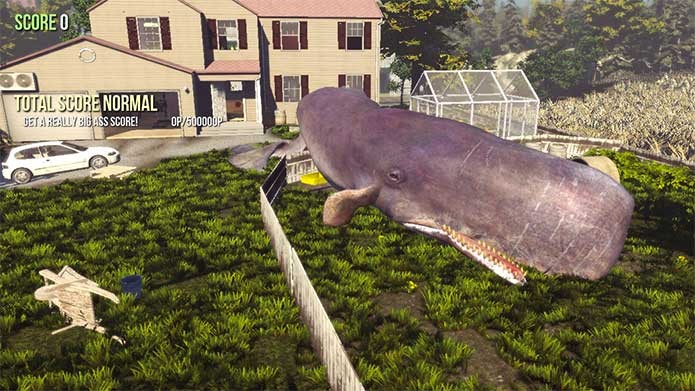 A Baleia em Goat Simulator (Foto: Reprodução/Steam Community)