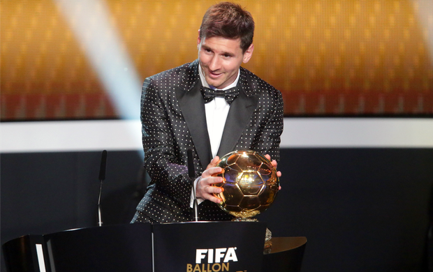 Lionel Messi Bola de Ouro (Foto: Getty Images)