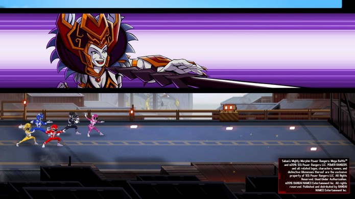 Power Rangers: Mega Battle (Foto: Reprodução/Felipe Vinha)