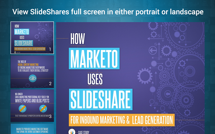 SlideShare é um aplicativo para publicar apresentações e PDF (Foto: Divulgação)