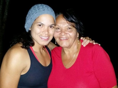 Amanda Nunes; Ivete Nunes (Foto: Arquivo Pessoal) Amanda Nunes; Ivete Nunes (Foto: Arquivo Pessoal)