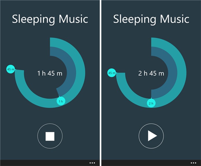 Sleeping Music é recomendado para quem gosta de dormir escutando músicas (Foto: Divulgação/Windows Phone Store)