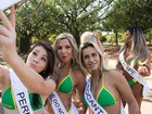 Concorrentes ao Miss Bumbum 2015 se reúnem no Parque do Ibirapuera