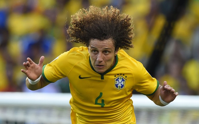 David Luiz cabelo Brasil (Foto: AFP)