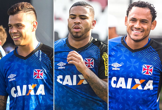 Montagem bernardo, jhon cley e marcinho vasco (Foto: Globoesporte.com)
